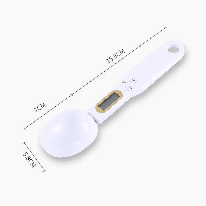Mini Spoon Scale | Digital Kitchen Scale with LCD Display (0.1–500g)