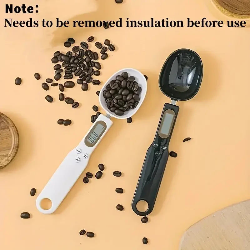 Mini Spoon Scale | Digital Kitchen Scale with LCD Display (0.1–500g)